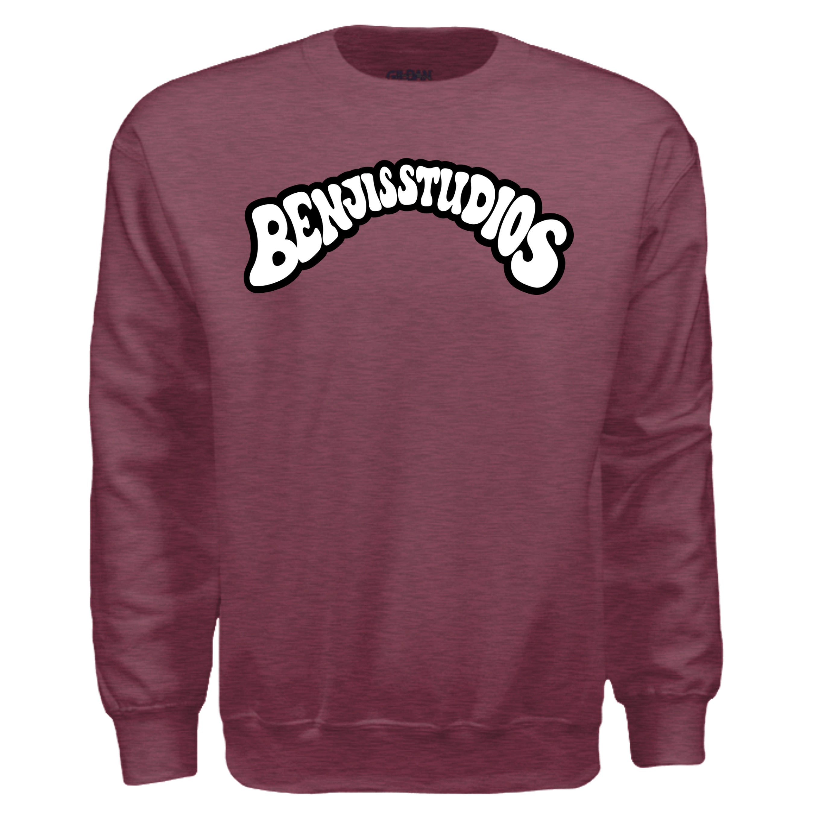 Heather Sport Dark Maroon - G180 - FRONT