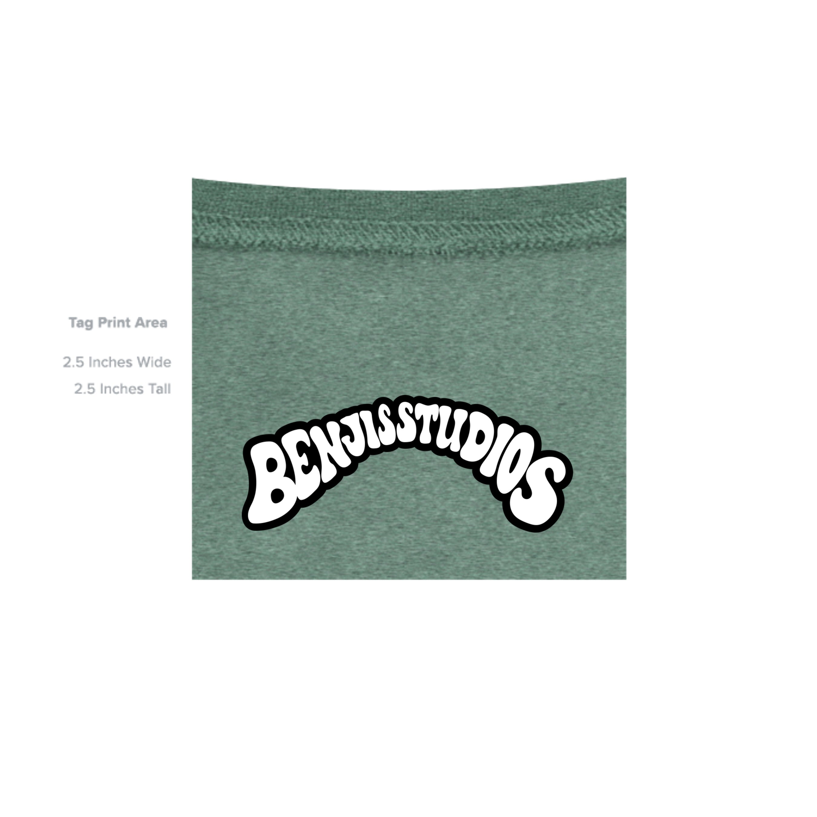 HEATHER SPORT DARK GREEN - G180 - INSIDE_TAG_LINE