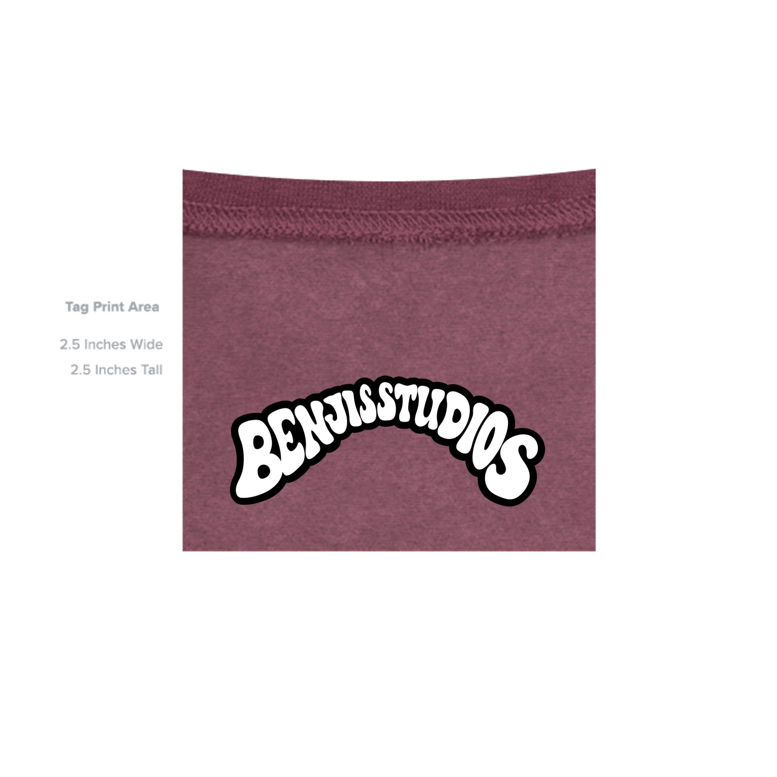 Heather Sport Dark Maroon - G180 - INSIDE_TAG_LINE