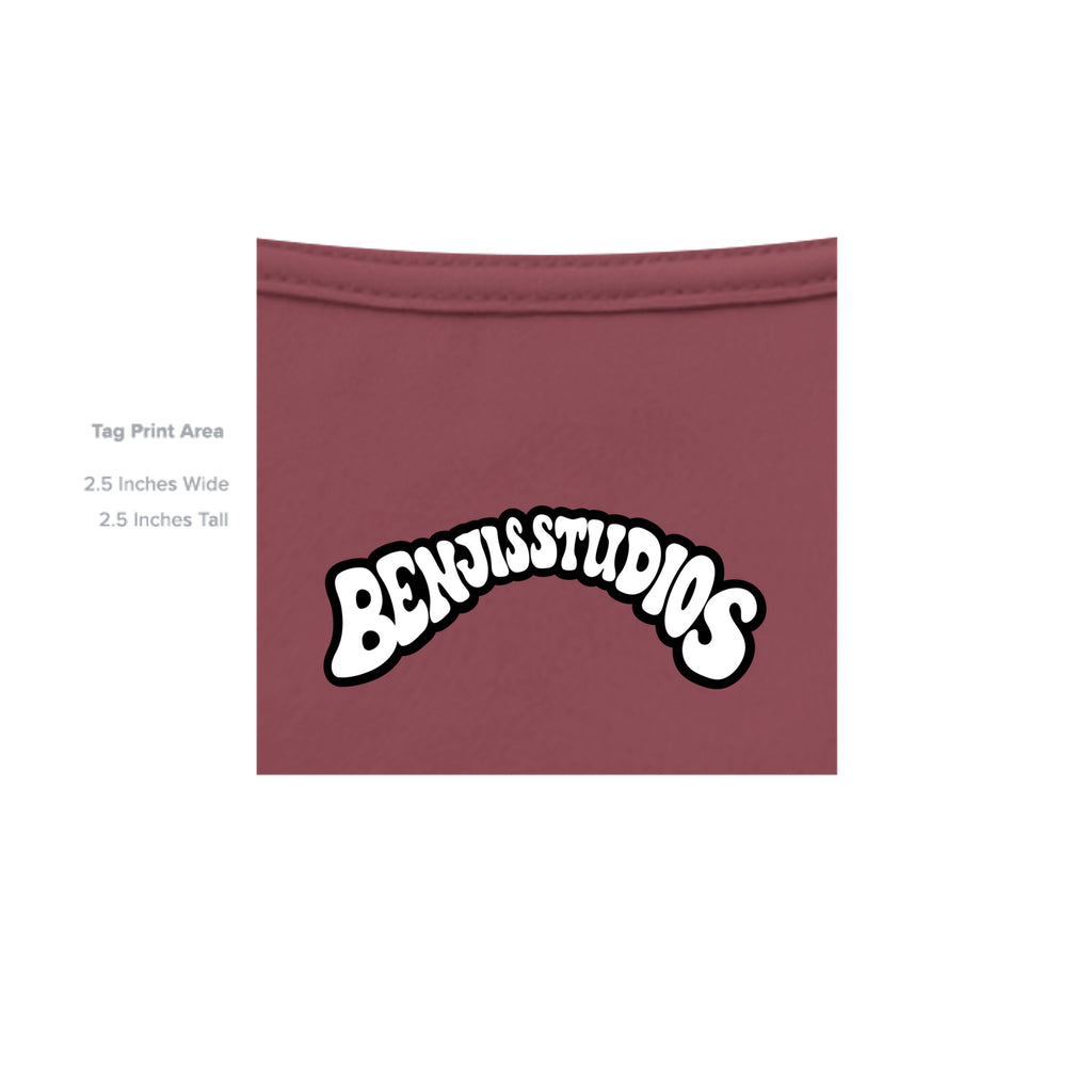Solid Maroon Triblend - 3413C - INSIDE_TAG_LINE